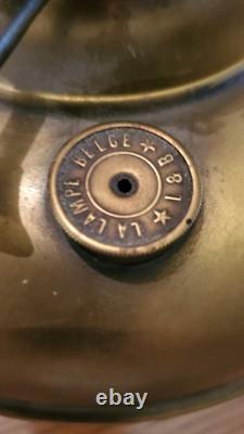 1800's 1900's L&B BREVETE The Belgian Oil Lamp