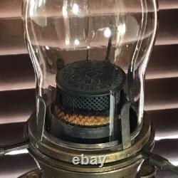 1800's Antique The American 95 Ornate Hand Painted GWTW Oil Lamp
