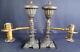 1820-50's All Original Matched Pair of Argand Colza or Whale Oil Table Lamps