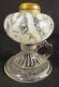 1880-1900 White Opalescent'Primrose' or'Daffodil Kerosene Oil Finger #2 Lamp