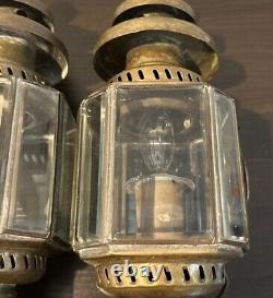 1880s Antique Stagecoach/Carriage/Buggy Oil Lanterns Rare