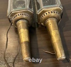 1880s Antique Stagecoach/Carriage/Buggy Oil Lanterns Rare