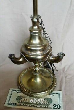 18th c. Or Early 19th c. Italian or French Lucerne Three Font Oil Lamp c. 1800