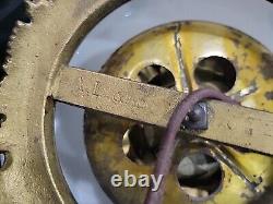 1900 Antique Victorian GWTW Parlor Converted Oil Lamp, PINK WithHP WATER LILY