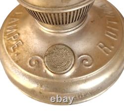 1900's Old Vintage Antique Brass Rare Favorite Lamp R. Ditmar Kerosene Oil Lamp