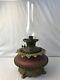 1927 Antique Victorian Bradley & Hubbard B&H Oil Lamp Metal Highly Detailed RARE