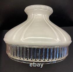 1936 Aladdin B-114 Corinthian White Moonstone Table Lamp with Model B Burner