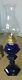 1951 Cobalt Blue Oil Lamp? Queen Anne #2 Burner