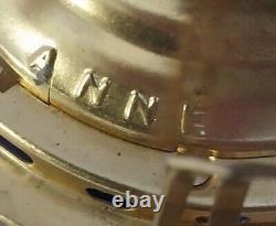 1951 Cobalt Blue Oil Lamp? Queen Anne #2 Burner