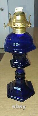 1951 Cobalt Blue Oil Lamp? Queen Anne #2 Burner