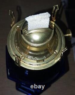 1951 Cobalt Blue Oil Lamp? Queen Anne #2 Burner