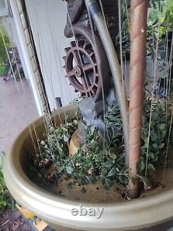 1960s Oil Lamp With Water Wheel Extremely Rare
