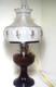 2004 ALADDIN amethyst LINCOLN DRAPE electrified OIL LAMP COMPLETE M752 SHADE