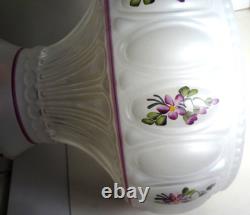 2004 ALADDIN amethyst LINCOLN DRAPE electrified OIL LAMP COMPLETE M752 SHADE