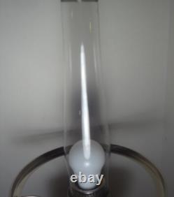 2004 ALADDIN amethyst LINCOLN DRAPE electrified OIL LAMP COMPLETE M752 SHADE