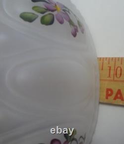 2004 ALADDIN amethyst LINCOLN DRAPE electrified OIL LAMP COMPLETE M752 SHADE