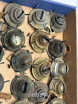 25x Nice Antique Kerosene Oil Lamp Burners Size #2 Threads Lot B