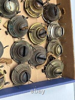 25x Nice Antique Kerosene Oil Lamp Burners Size #2 Threads Lot B