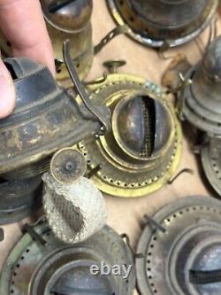 25x Nice Antique Kerosene Oil Lamp Burners Size #2 Threads Lot B