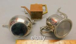 3 Antique Oil Lamp Filler (s) Genuine Antiques Vintage Collectibles