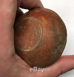 5AD Authentic Ancient Roman MAN & WOMAN EMBRACING Terracotta Oil Lamp i66817