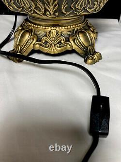 70s Mineral Oil Rain Lamp, Nude Greek MCM Goddess Table Lamp, WORKS