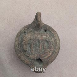 ANCIENT OIL LAMP Pagan Roman ELEPHANT