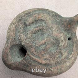ANCIENT OIL LAMP Pagan Roman ELEPHANT