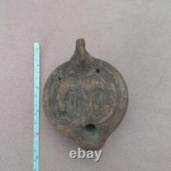 ANCIENT OIL LAMP Pagan Roman ELEPHANT