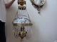 ANTIQUE 1890s Victorian RAYO Pull Down Hanging Oil Libray Lamp Stawberries 30