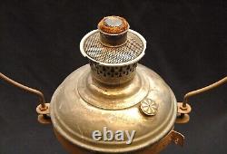 ANTIQUE ALADDIN COUNTRY STORE HANGING OIL LAMP With SHADE