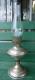 ANTIQUE ALADDIN MODEL NO 6 KEROSENE OIL TABLE MANTLE LAMP NICKEL PLATED complete