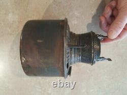 ANTIQUE BRADLEY & HUBBARD KEROSENE OIL BRASS LAMP FONT c. 1890's B&H
