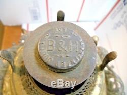 ANTIQUE BRADLEY & HUBBARD OIL LAMP LATE 1800's 1222-13