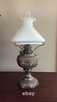 ANTIQUE Miller Oil Lamp Table Lamp No. 0