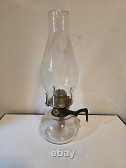 ANTIQUE OIL LAMP RIPLEY IRON FINGER LAMP PAT'd APRIL 5, 1870 NO. 1 SOCONY BURNER