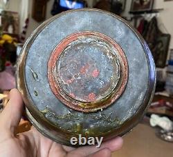 ANTIQUE VINTAGE Regenerative Blitz Lampe Brass Oil Kerosene Lamp 1900's