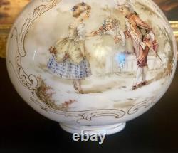 A BEAUTIFUL Victorian Style Colonial Ware Parlor Oil Lamp