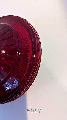 Aladdin B-83 Ruby Red Beehive Lamp With Model B Burner 1937-1938