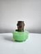 Aladdin Green Moonstone Model B Oil Lamp With Nashville Model B Burner