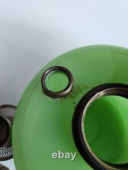 Aladdin Green Moonstone Model B Oil Lamp With Nashville Model B Burner