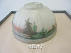 Aladdin Hanging Lamp Shade Model 12 Four Post No. 620s Gristmill 14 Antique