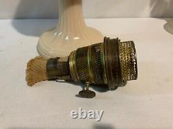 Aladdin model B-60 short Alacite Lincoln drape kerosene oil lamp burner excellen