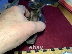 Ancient Big IRON Oil LAMP Middle Ages Greek / Persia used In Temple or Mosque