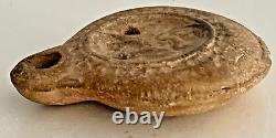 Ancient Roman Terracotta Oil Lamp 100 to 200 AD Relief Image of Rape of Europa