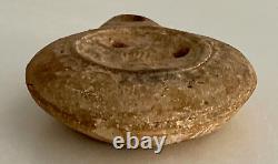 Ancient Roman Terracotta Oil Lamp 100 to 200 AD Relief Image of Rape of Europa