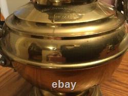 Antique 1800's The Rochester Brass GWTW Ornate Victorian Oil Lamp