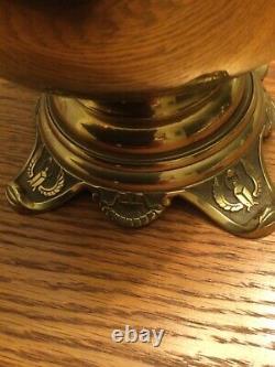 Antique 1800's The Rochester Brass GWTW Ornate Victorian Oil Lamp