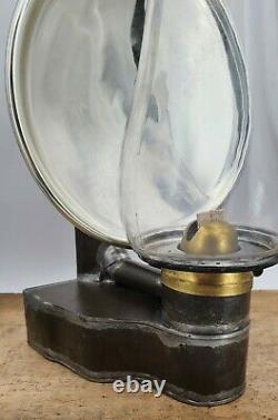 Antique 1867,68 patented Tubular side lamp No. 1 globe early DIETZ 17 LANTERN