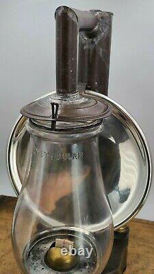 Antique 1867,68 patented Tubular side lamp No. 1 globe early DIETZ 17 LANTERN